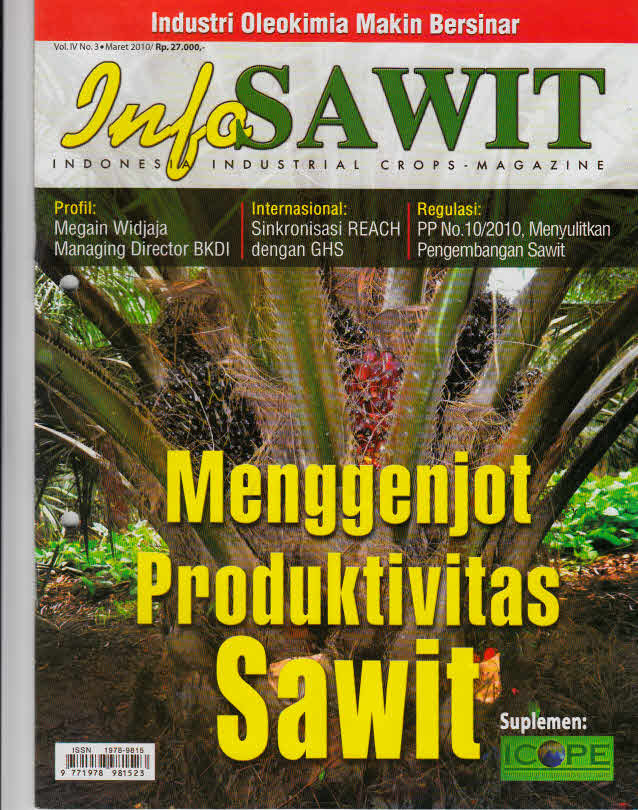 Info Sawit: indonesia industrial crops-magazine vol 4 no.3 maret | DDTC ...