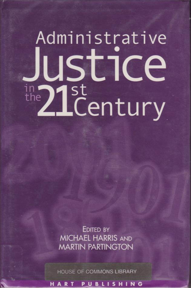 Administrative Justice in the 21st Century | DDTC Library