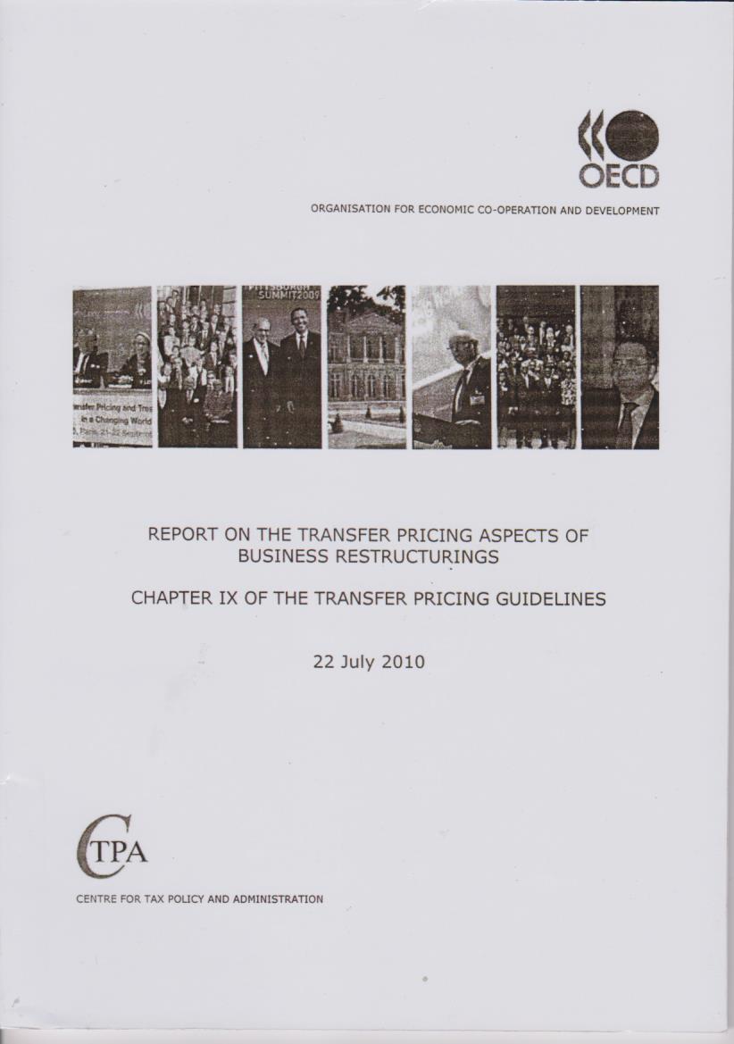 OECD : Report on the transfer pricing aspeects of business ...